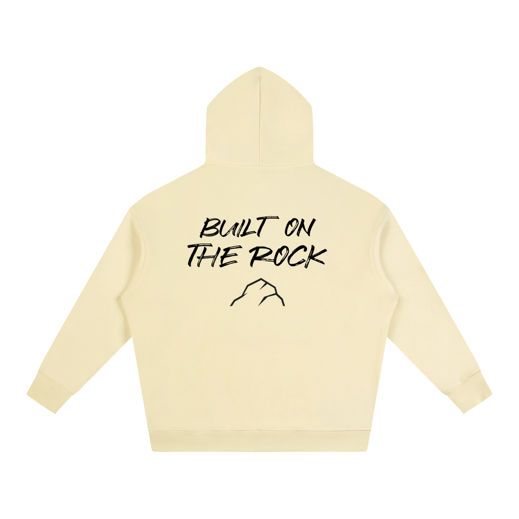 Unshaken Foundation Built On The Rock Oversized Hoodie