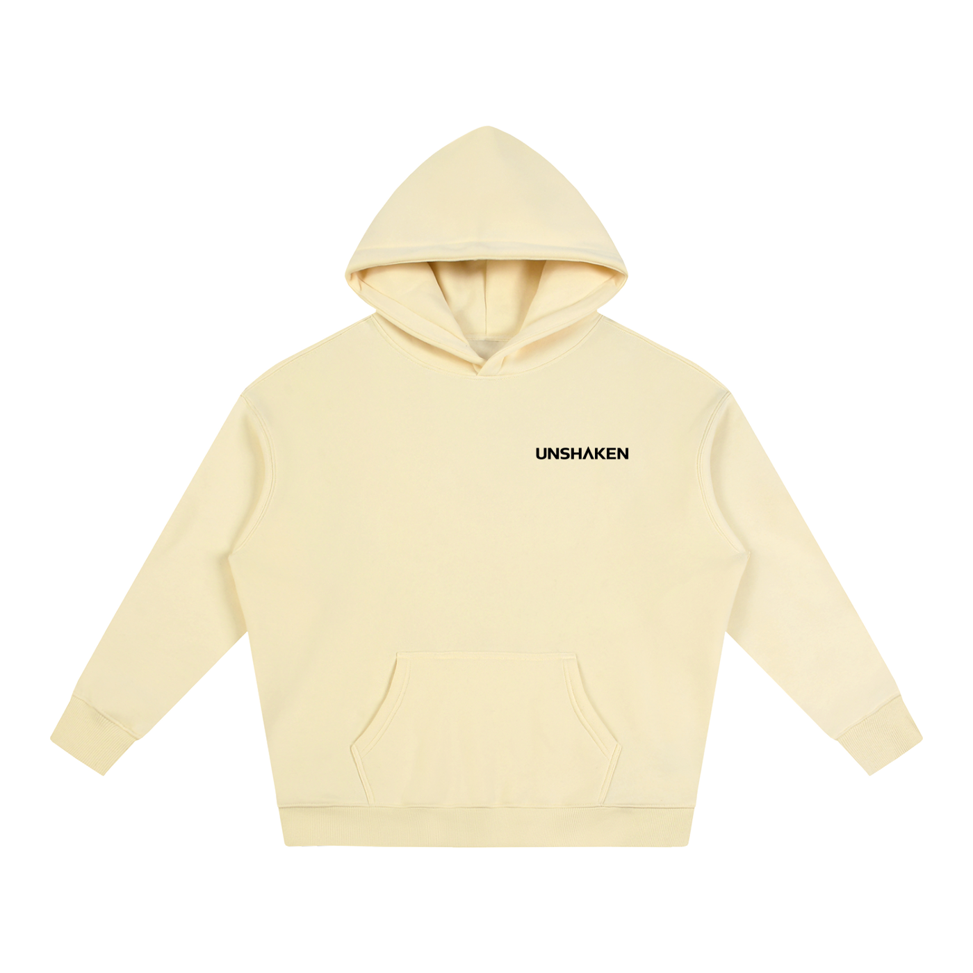 Unshaken Foundation Built On The Rock Oversized Hoodie