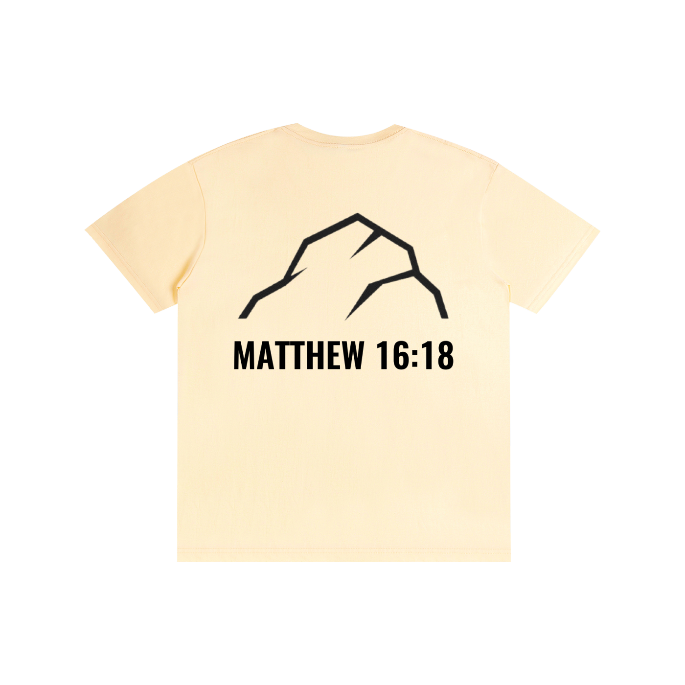 Unshaken Foundation Matthew 16:18 Cotton Tee