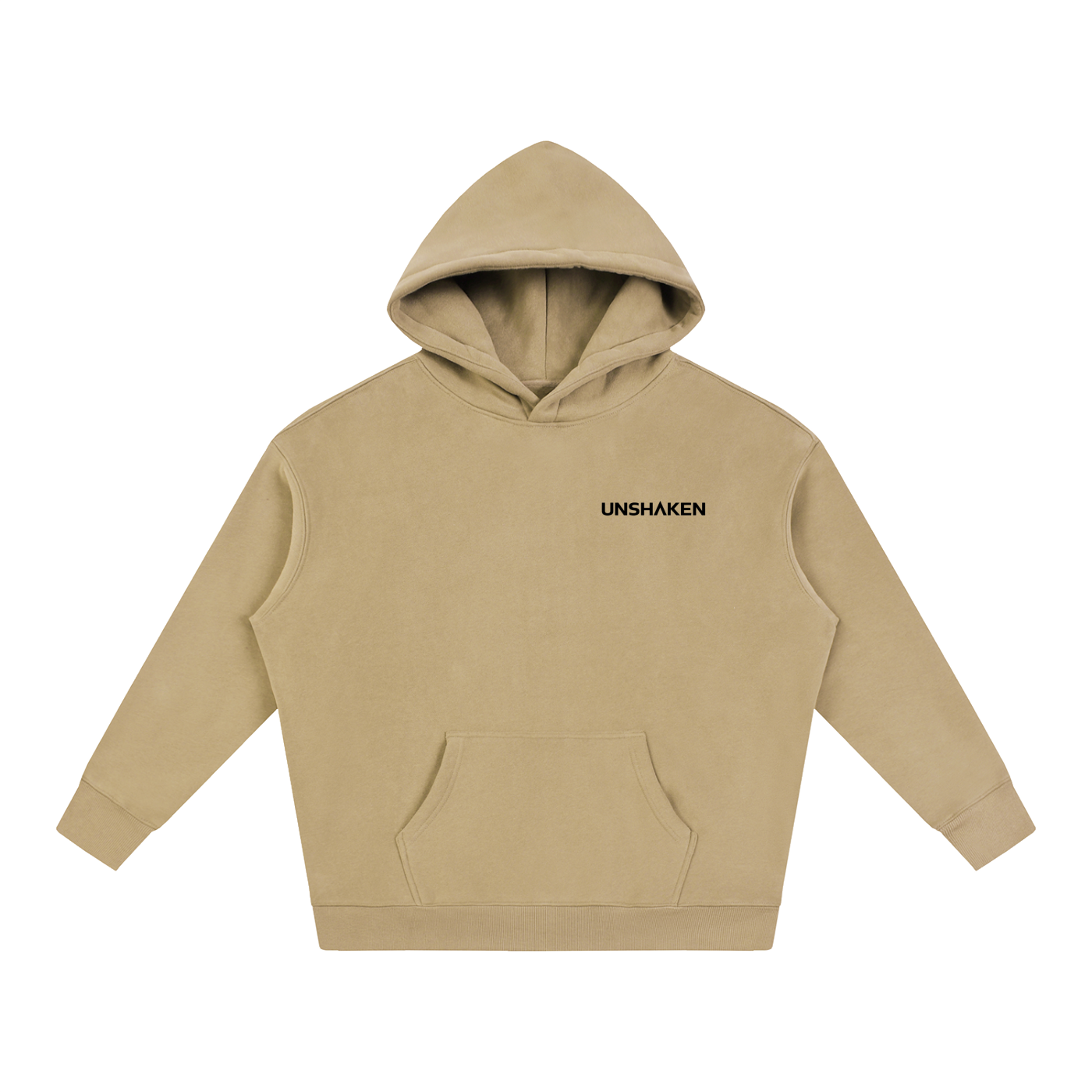 Unshaken Foundation Built On The Rock Oversized Hoodie