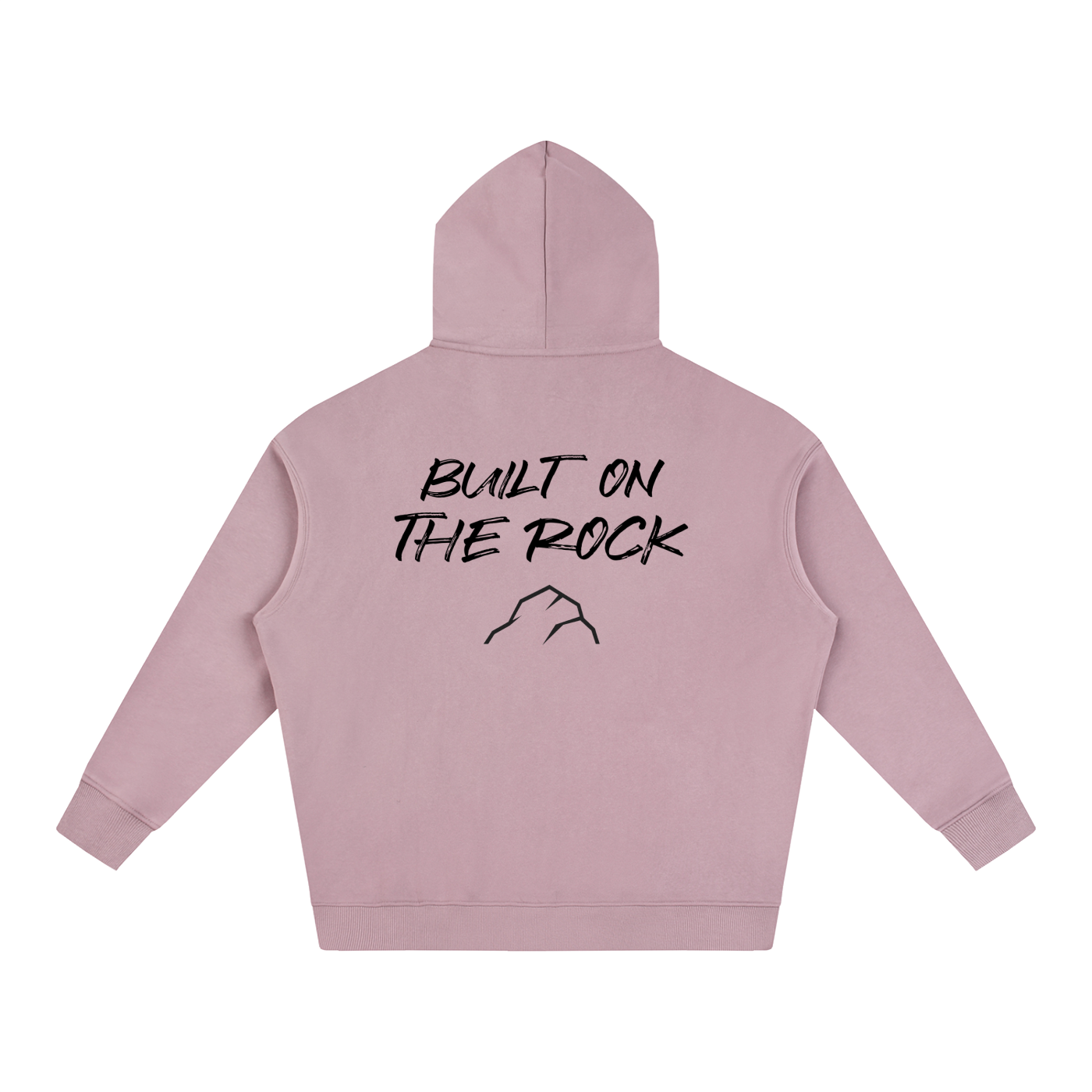 Unshaken Foundation Built On The Rock Oversized Hoodie