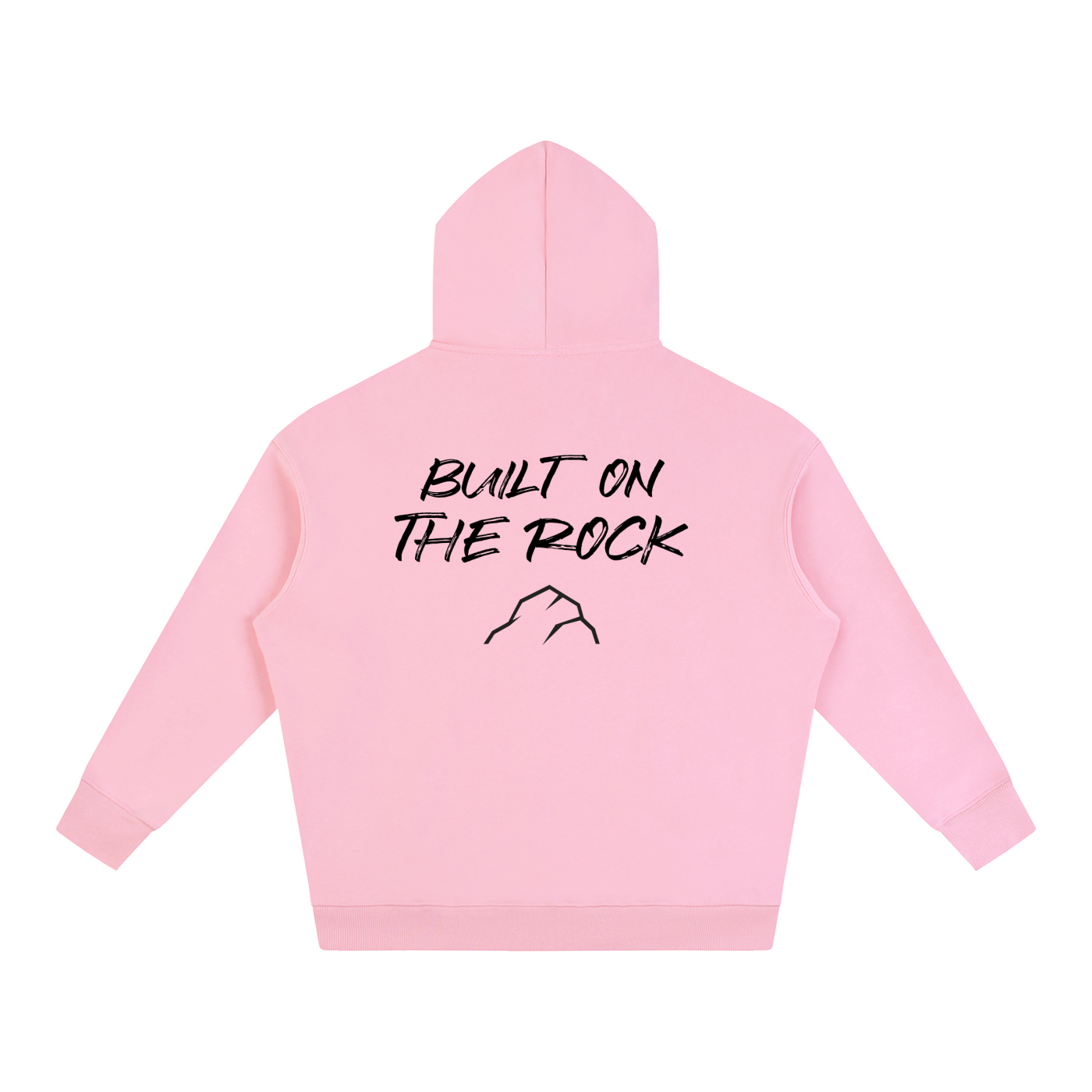 Unshaken Foundation Built On The Rock Oversized Hoodie