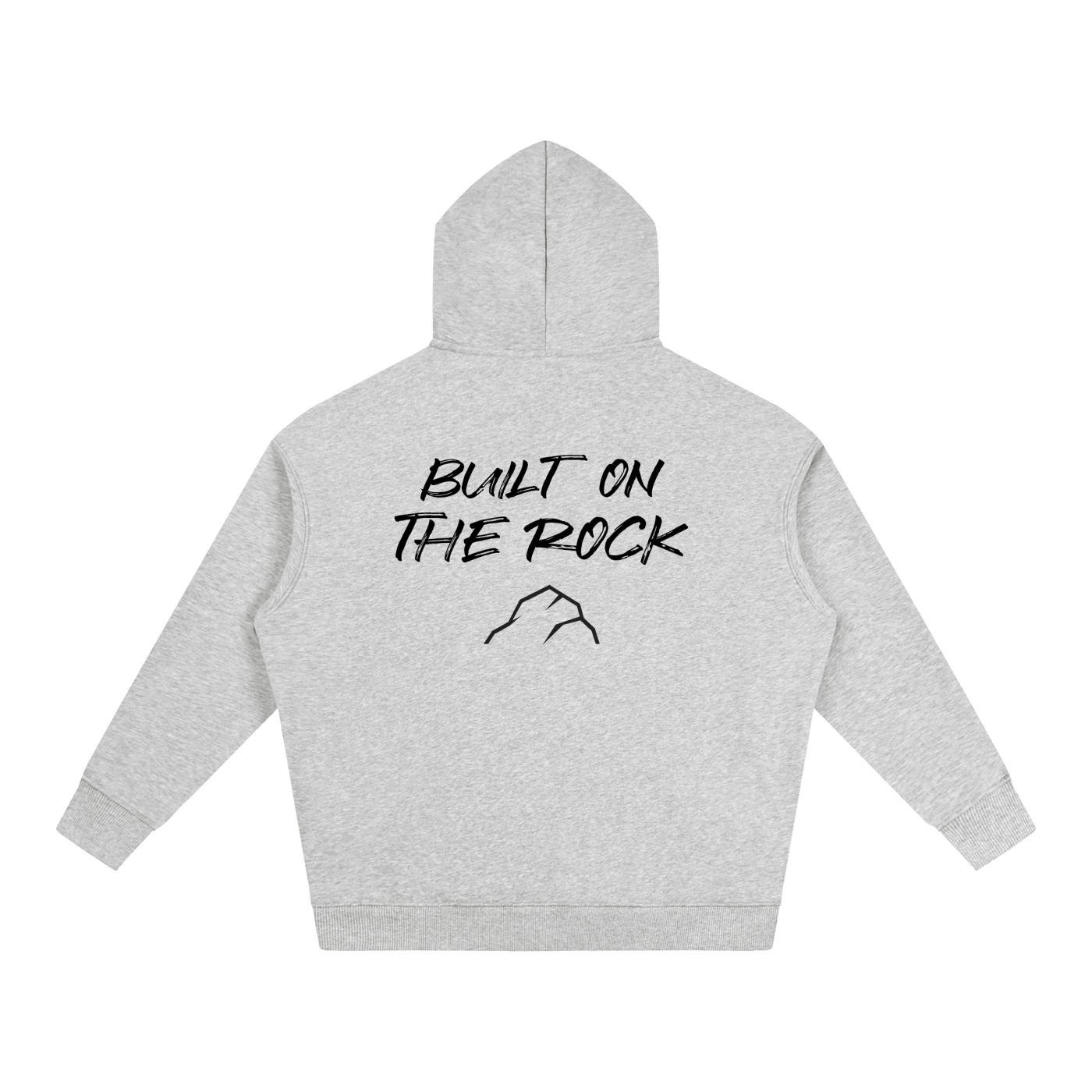 Unshaken Foundation Built On The Rock Oversized Hoodie