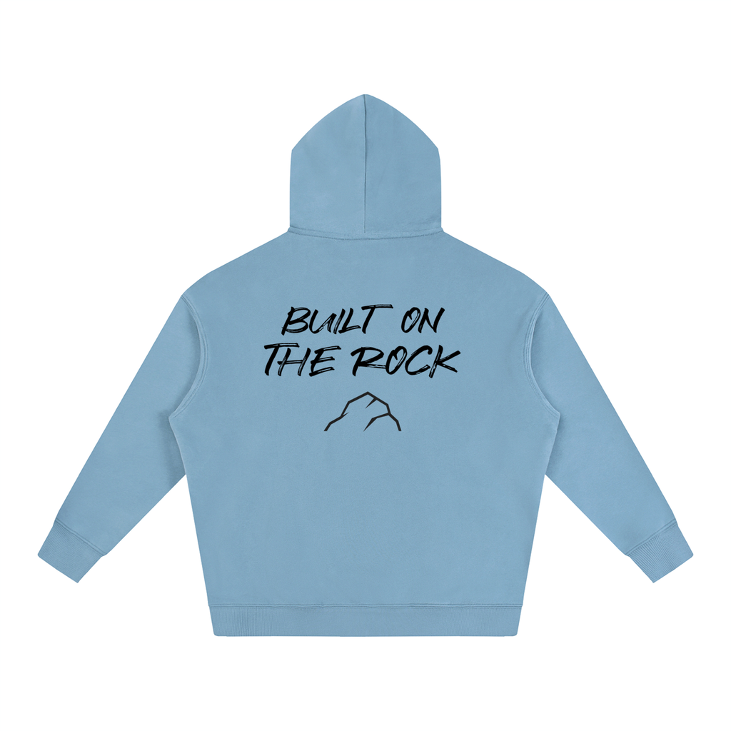 Unshaken Foundation Built On The Rock Oversized Hoodie