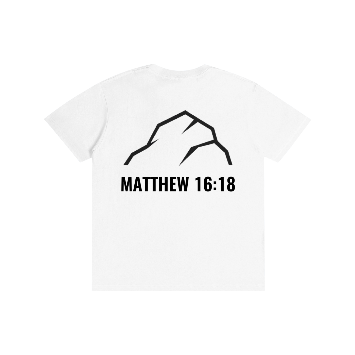 Unshaken Foundation Matthew 16:18 Cotton Tee