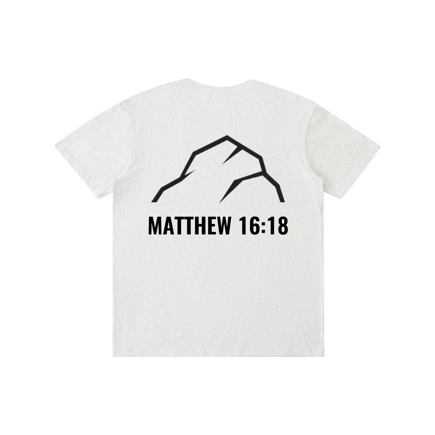 Unshaken Foundation Matthew 16:18 Cotton Tee
